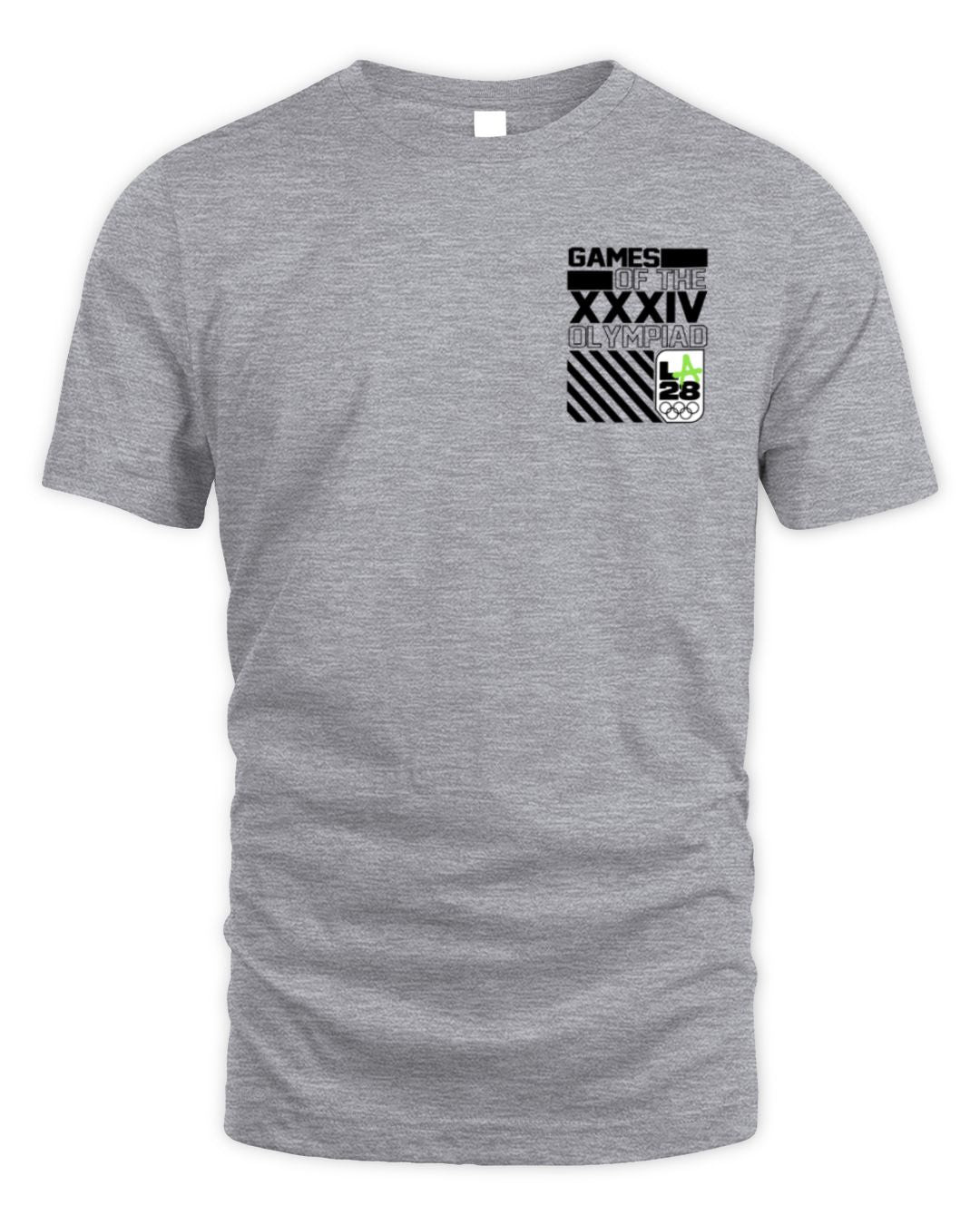 La 2028 La Games Graphic Official T-shirt Grey