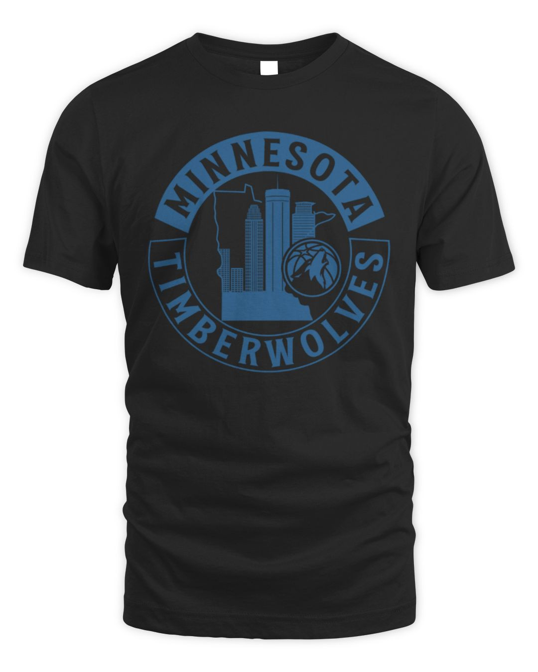 Minnesota Basketball Sportiqe Unisex City Logo 2024 T-shirt Black