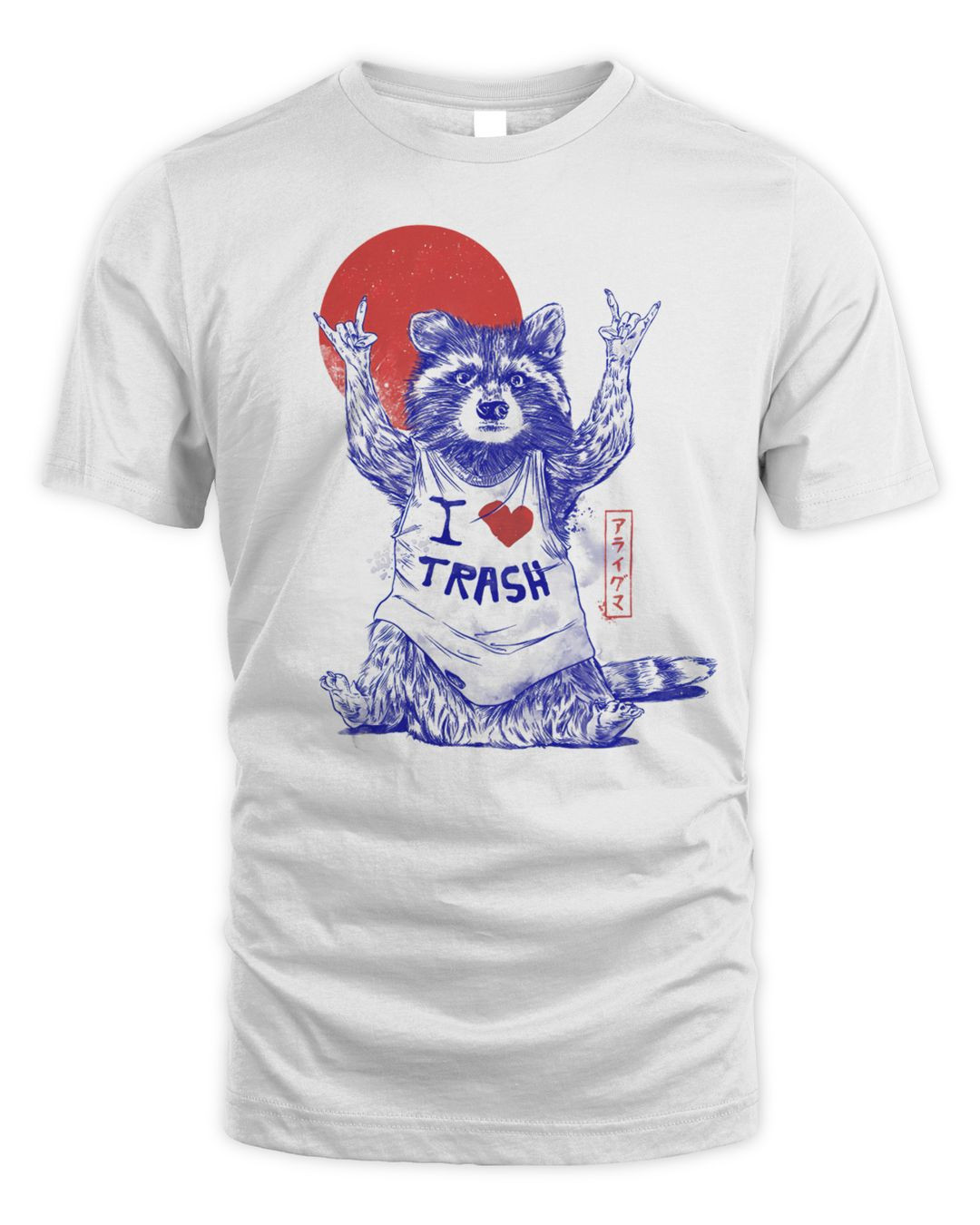 I Love Trash Raccoon Shirt