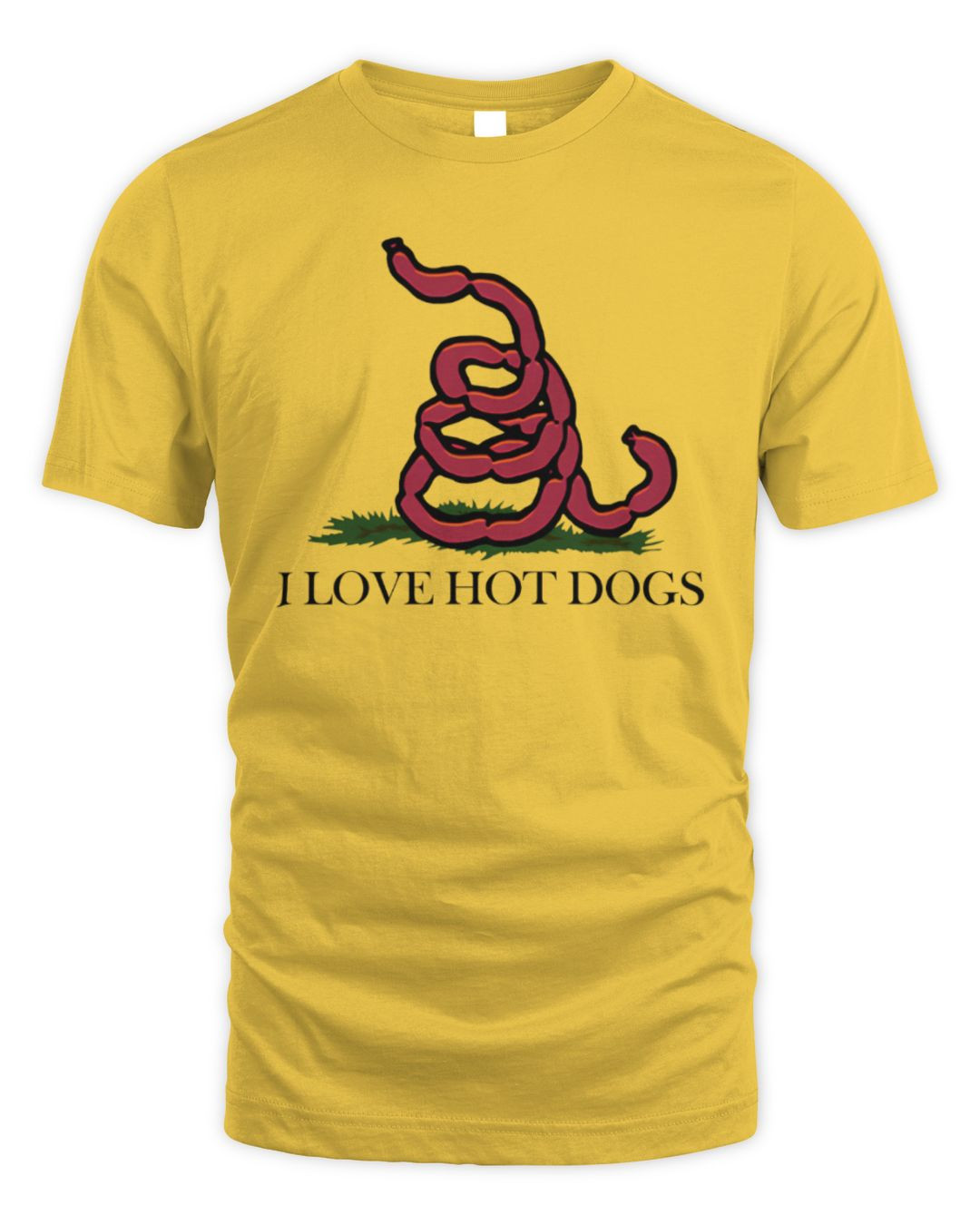 Hot Dog Flag T Shirt Tee Shithead Steve Merch