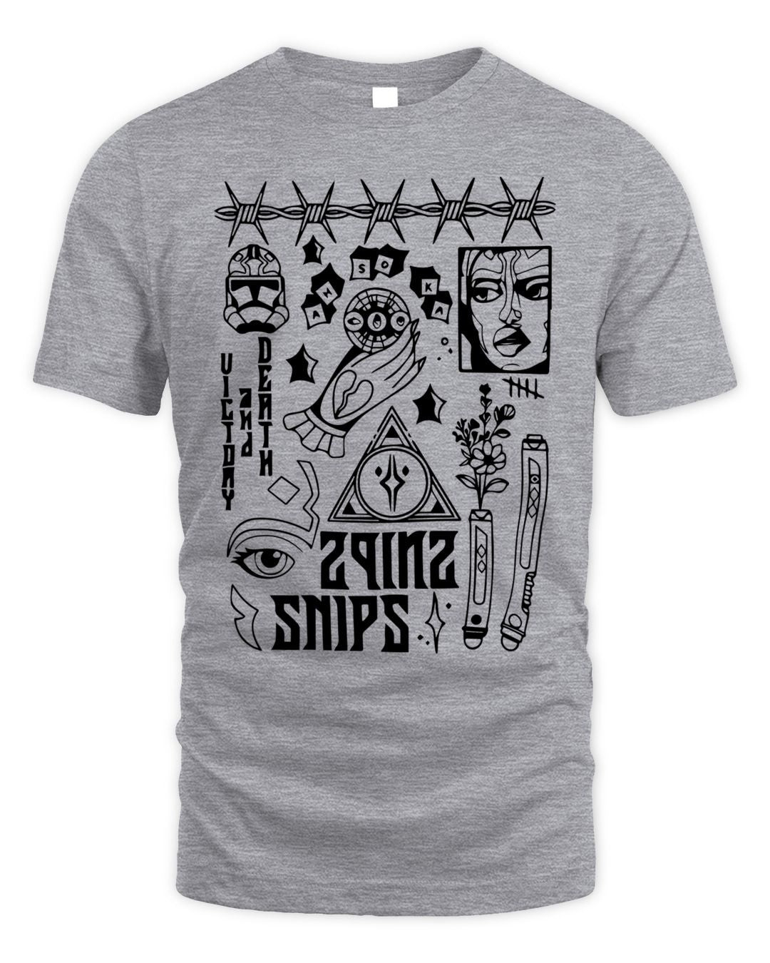 Imperial Merch Co Snips Tattoo Flash Shirt