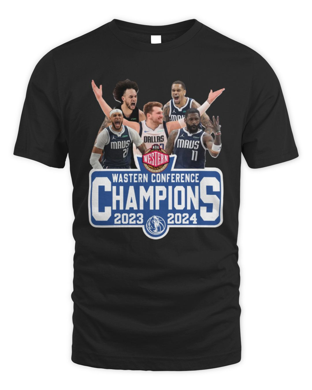 Mavs Western Conference Champs 2024 Sweatshirt Hoodie Black