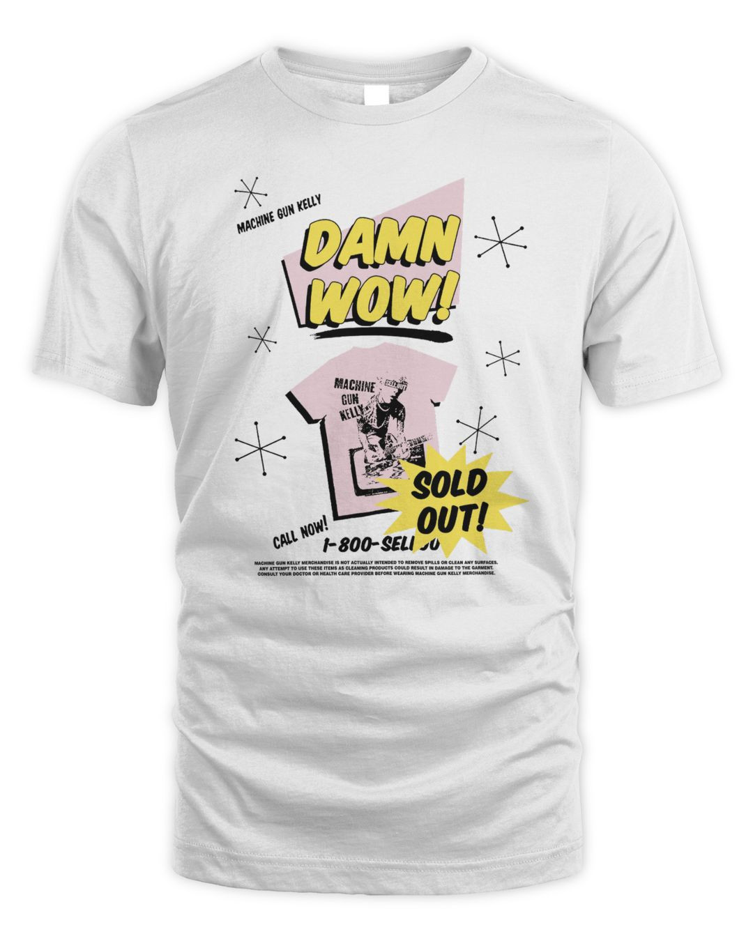 Mgk Merch Damn Wow Shirt