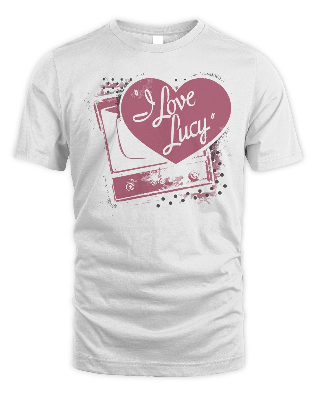 I Love Lucy Merchandise Spray Paint Heart Shirt