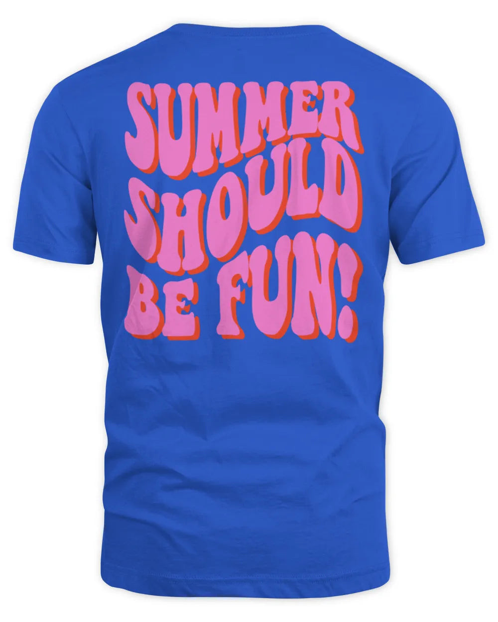 Loverboy Merch Summer Should Be Fun Blue Shirt