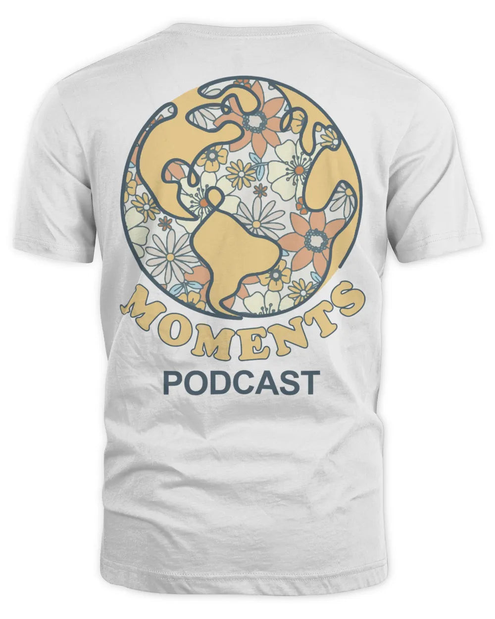 Moments Podcast Merch Floral Shirt