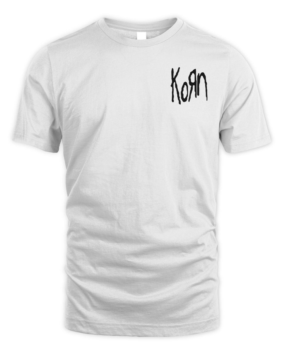 Korn Merch Scratched Type Shirt