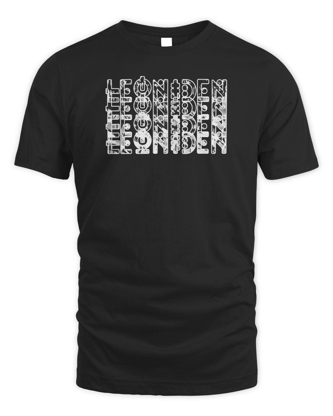 Leoniden Merch Logo Text Repeat Shirt