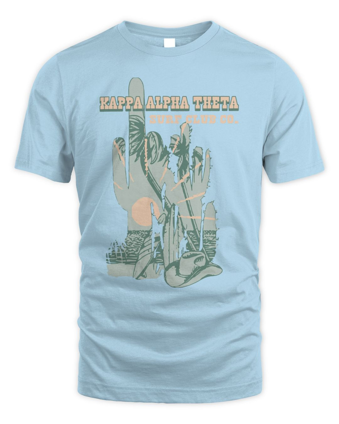 Kappa Alpha Theta Merch Cacti Sunset Shirt