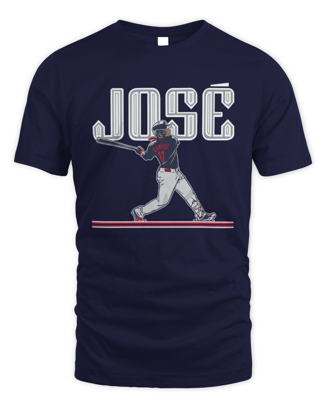 Jose Ramirez Slugger Swing Navy Hoodie Merch 2024