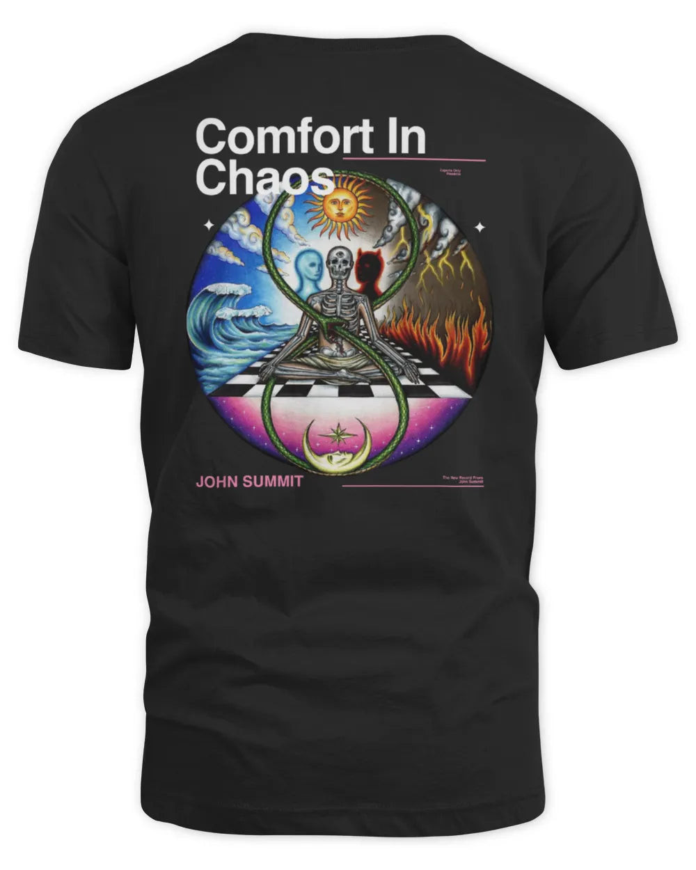 Johnsummit Merch Comfort In Chaos Tee Shirt 2024
