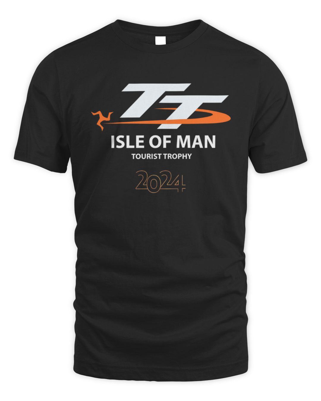 Isle Of Man Tt 259 Navy 2024 Dated Logo T Shirt