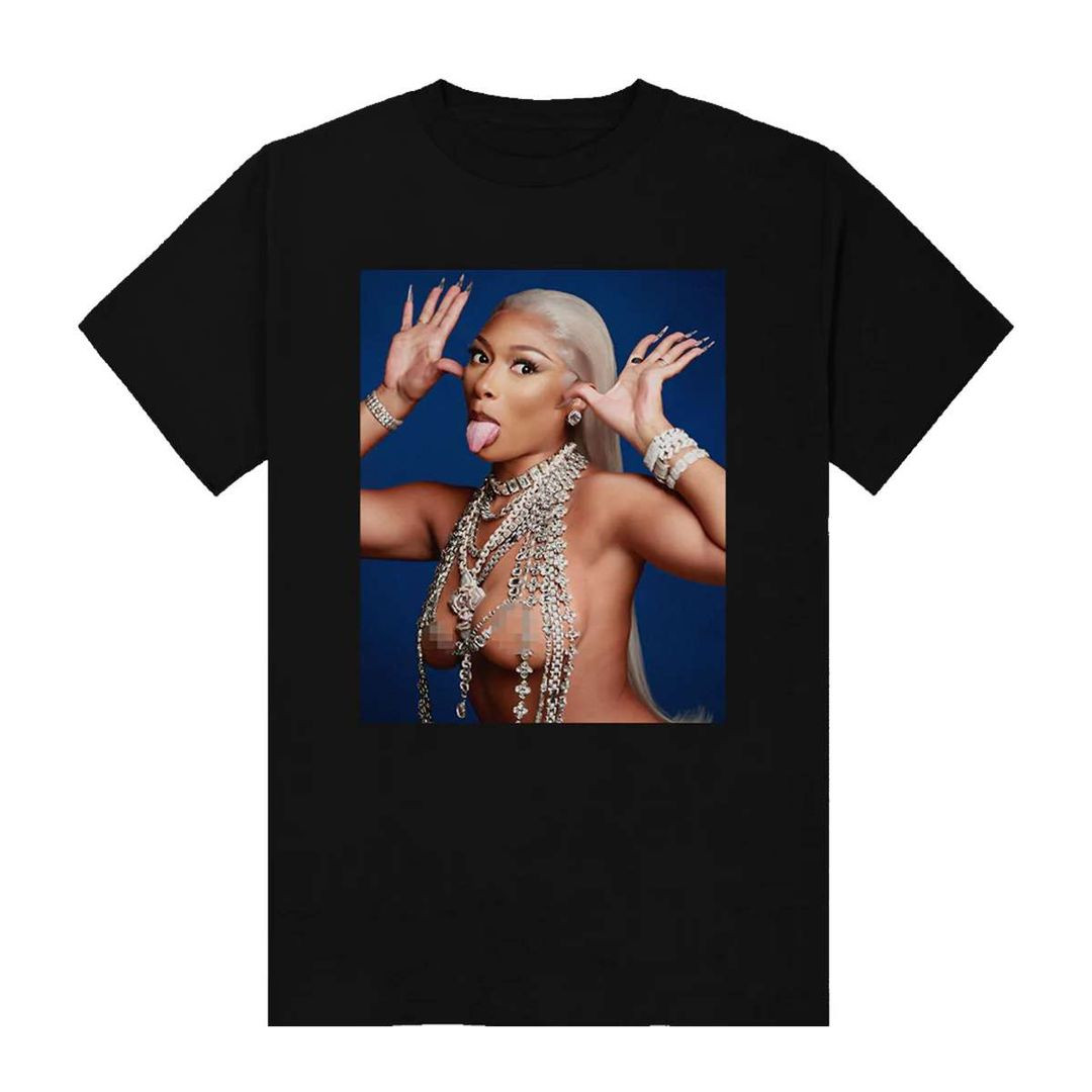 Megan Thee Stallion Merch Hiss Tina Snow Black Shirt