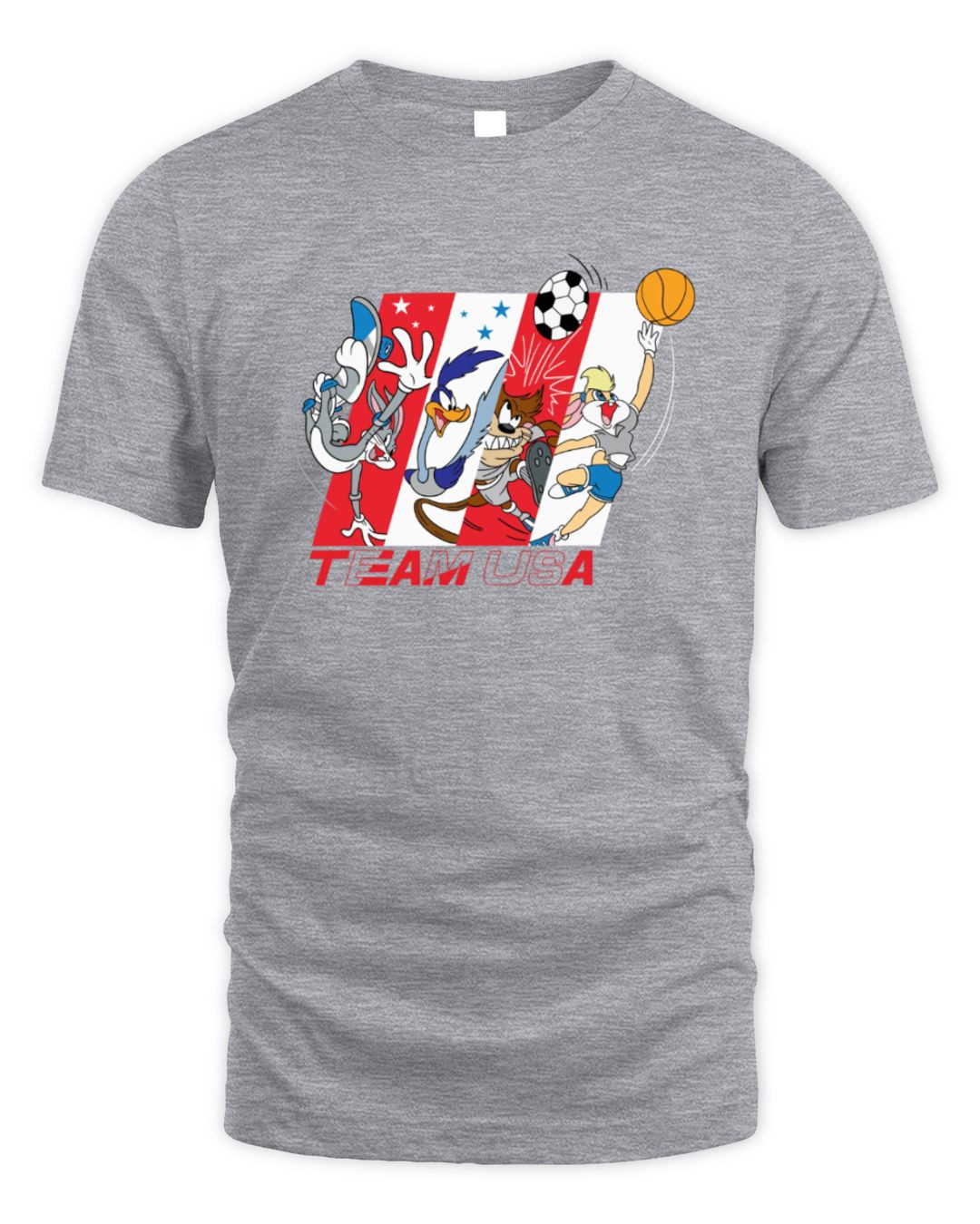 Mad Engine Looney Tunes Team Usa T Shirt