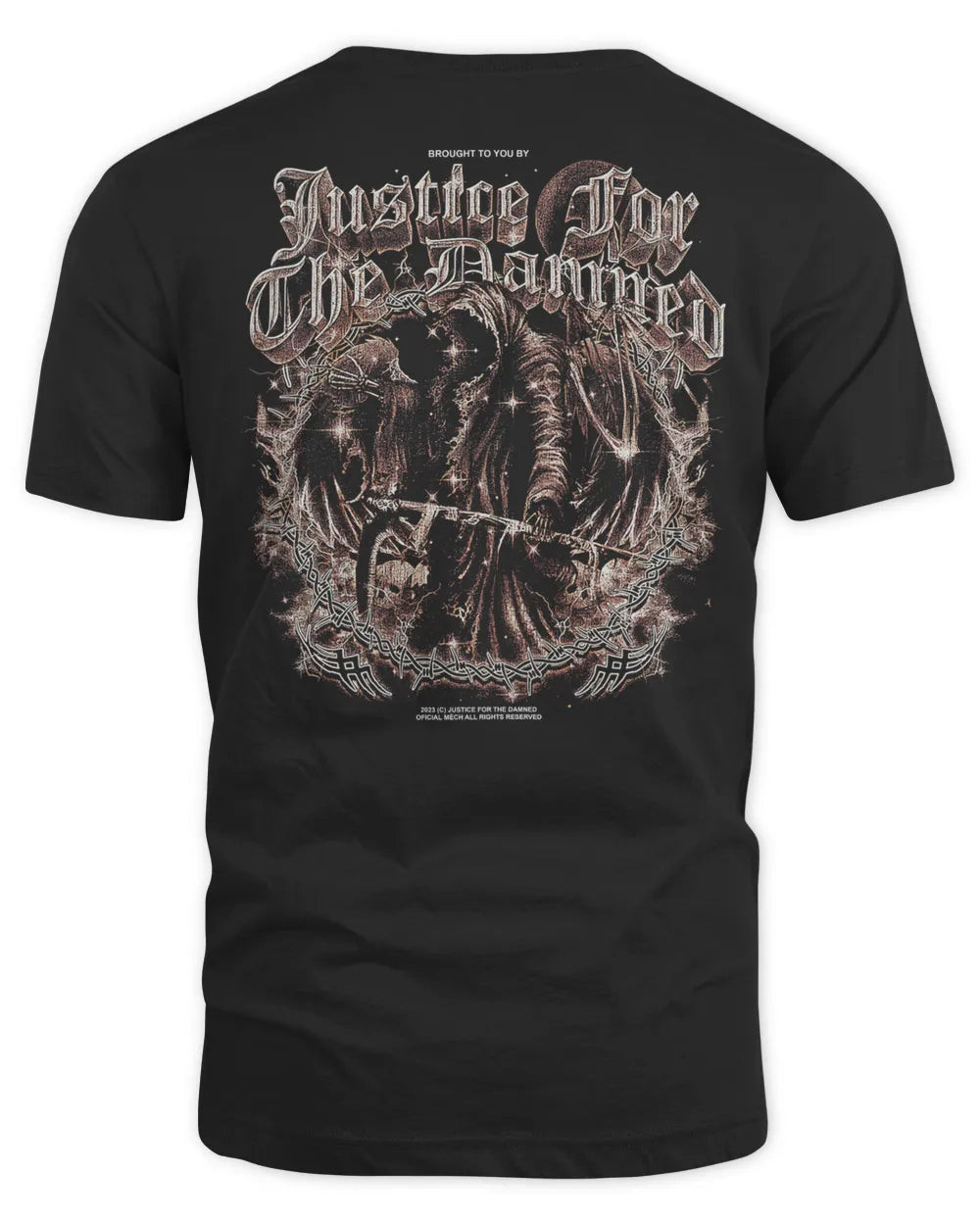 Malevolence Merch Justice For The Damned Reaper Shirt