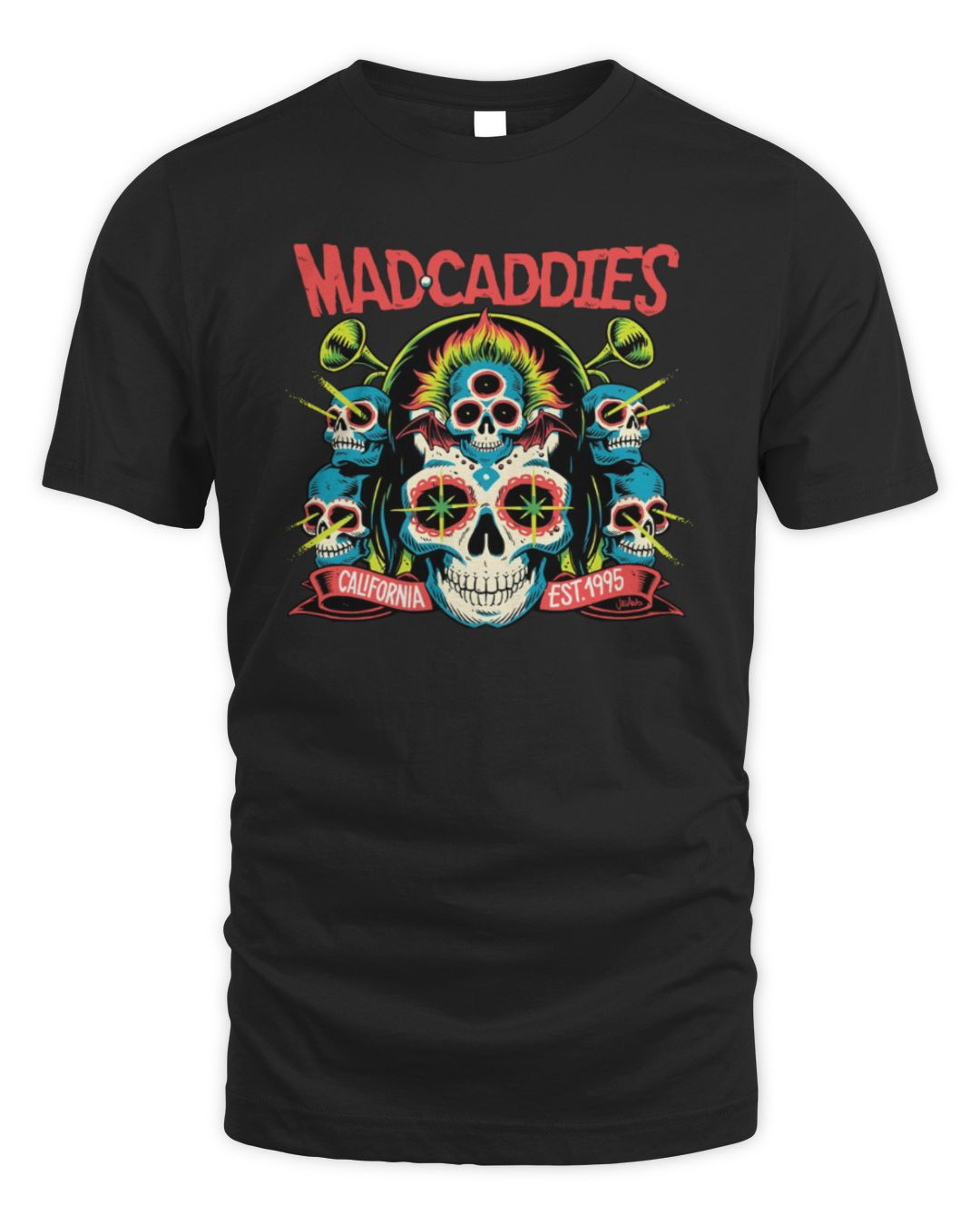 Mad Caddies Skulls & Horns T-shirt
