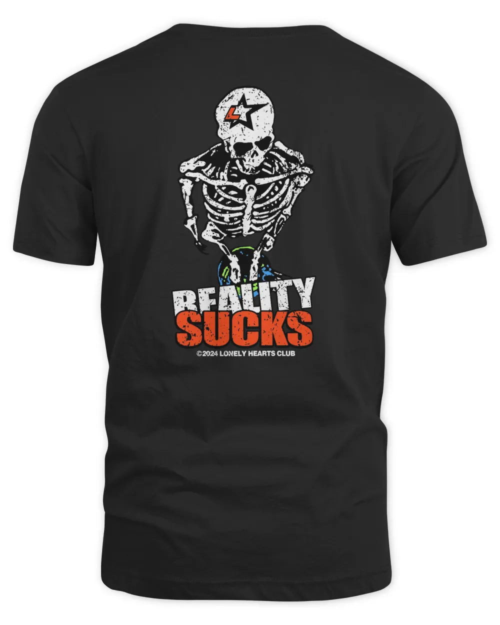 Lonely Hearts Club Reality Sucks T-shirt