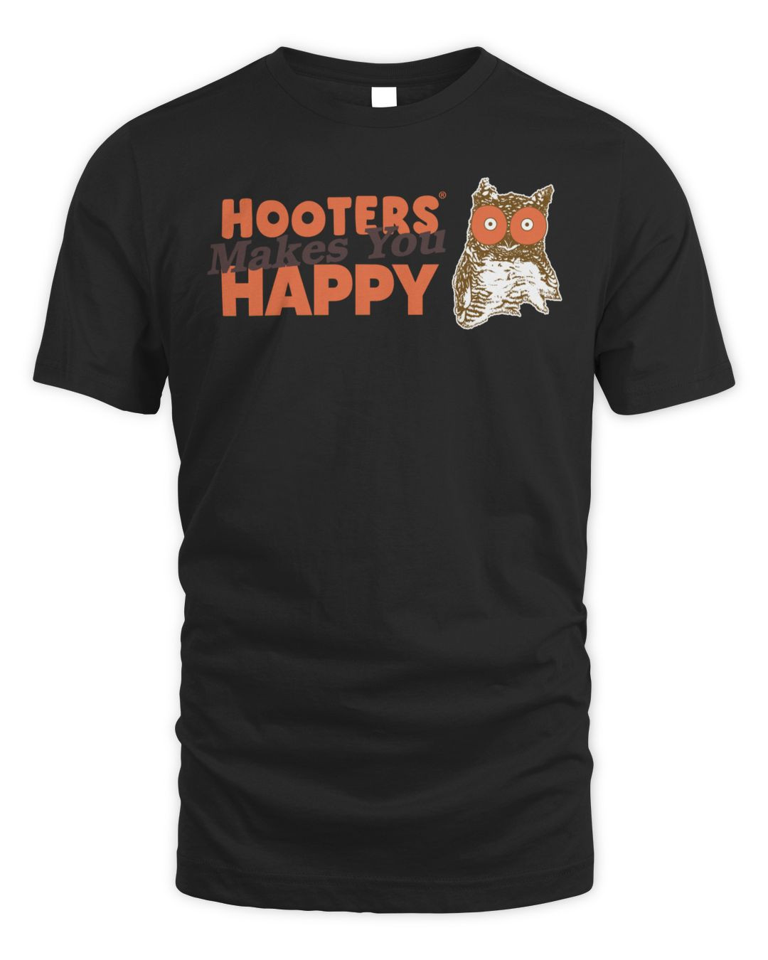 Hooters Merchandise Hooters Makes You Happy T-shirt