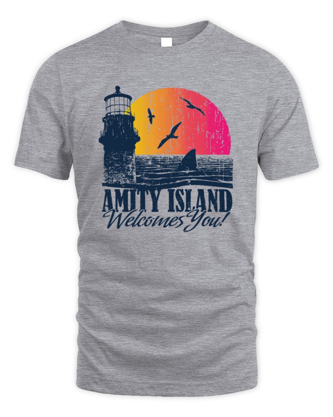 Jaws Welcome To Amity Island T Shirt