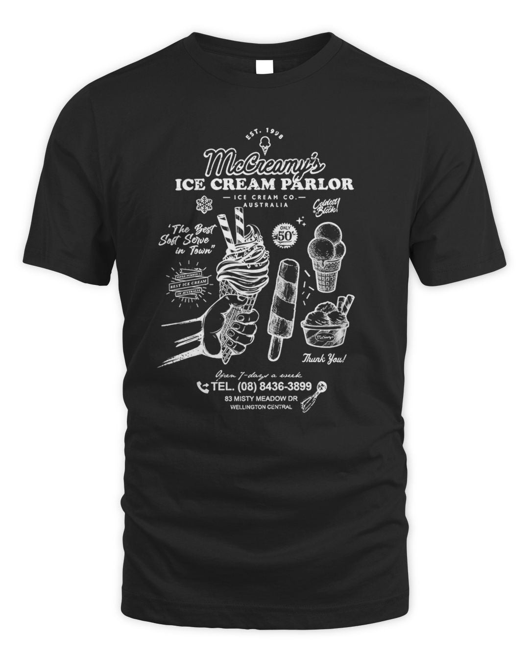 Mccreamy Merch Ice Cream Parlor Shirt