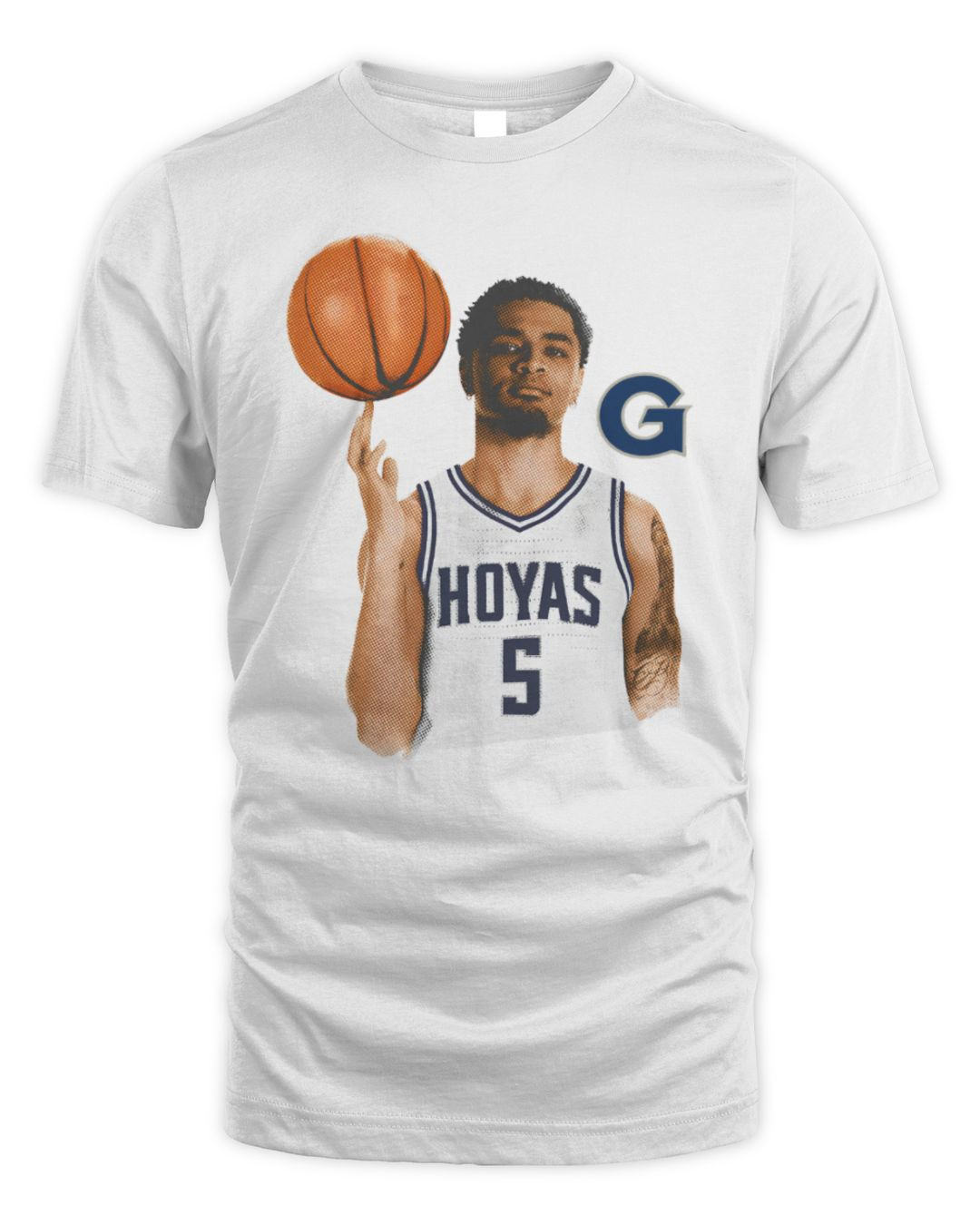 Micah Peavy Ball Spin Tee Georgetown Hoyas