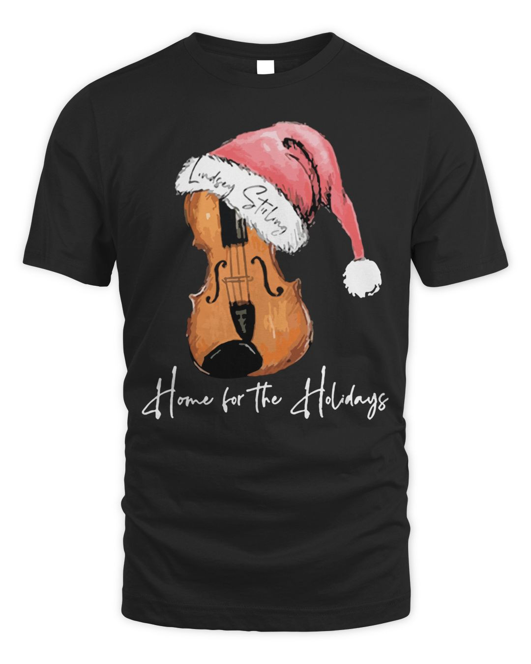 Lindsey Stirling Merch Santa Hat Violin Shirt