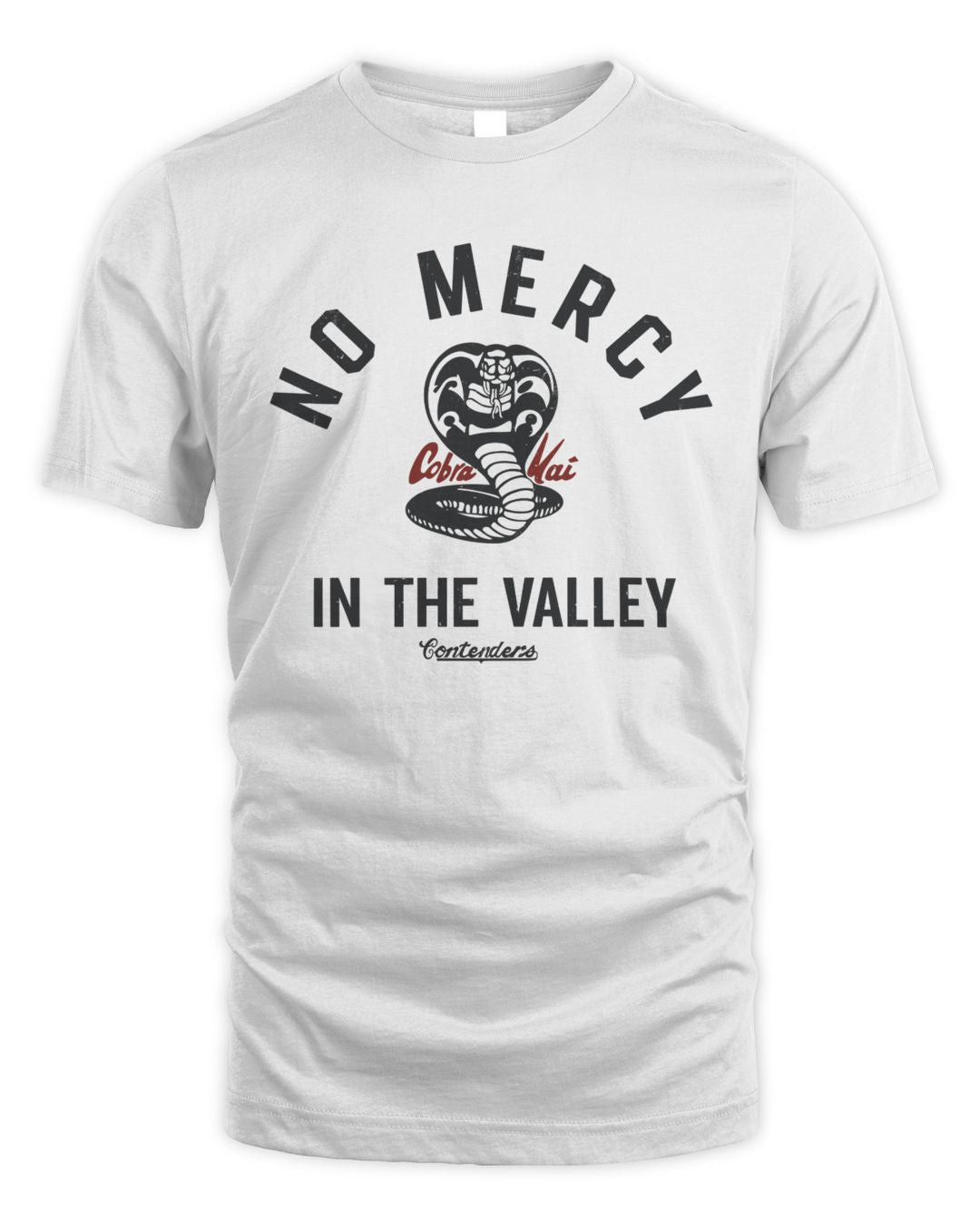 Men's Contenders Clothing Heather Gray Cobra Kai No Mercy In The Valley T-shirt