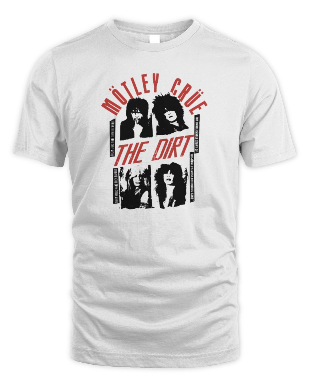 Motley Crue Merch The Dirt Fame T-shirt