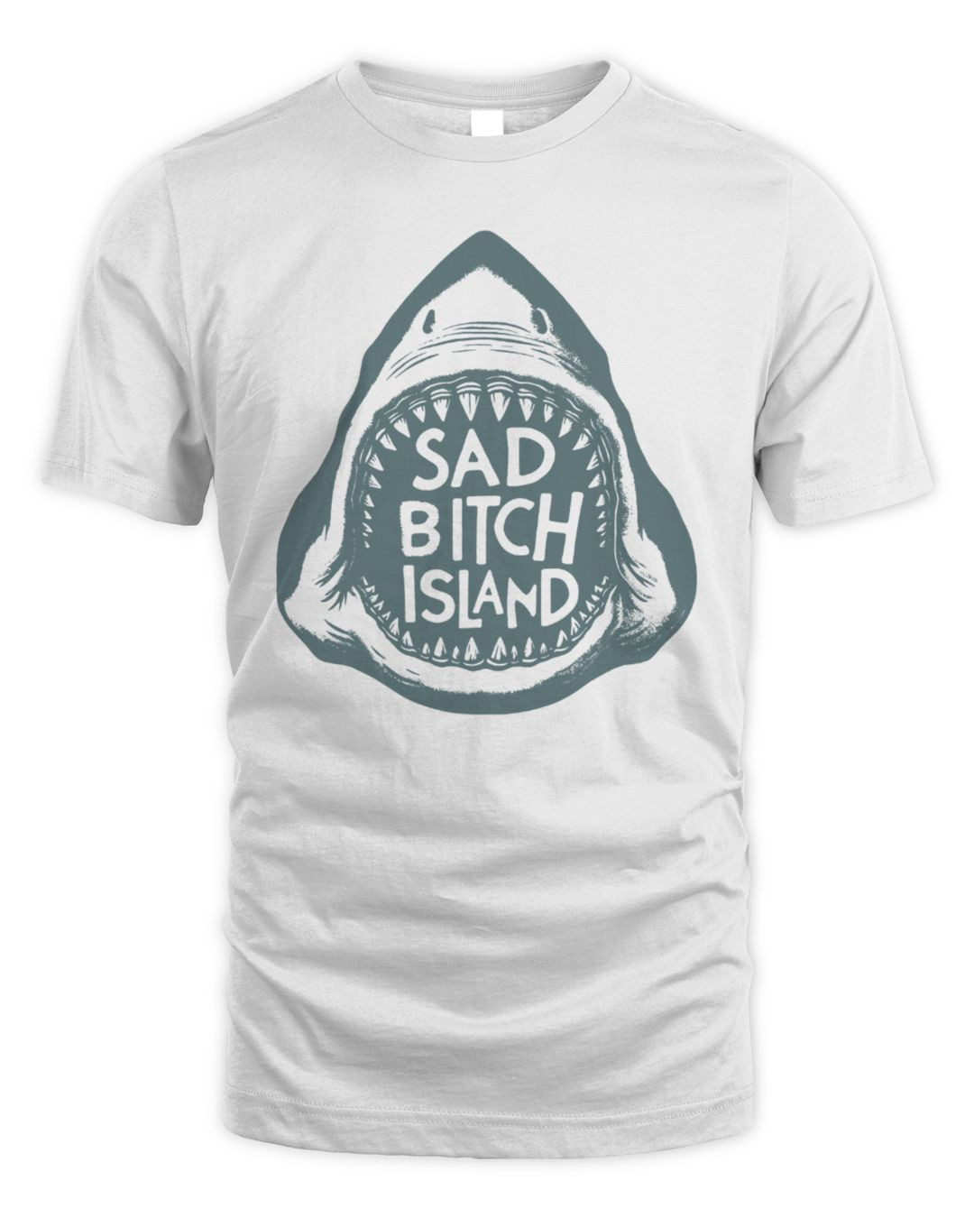 Ladies & Tangents Merch Shark Sad Bitch Island T-shirt