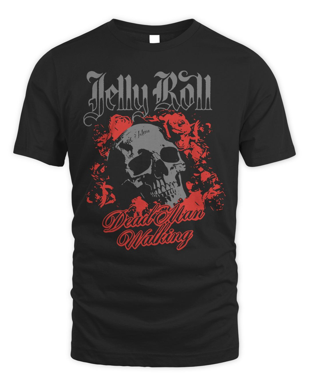 Jelly Roll Merchandise Floral Skull Shirt