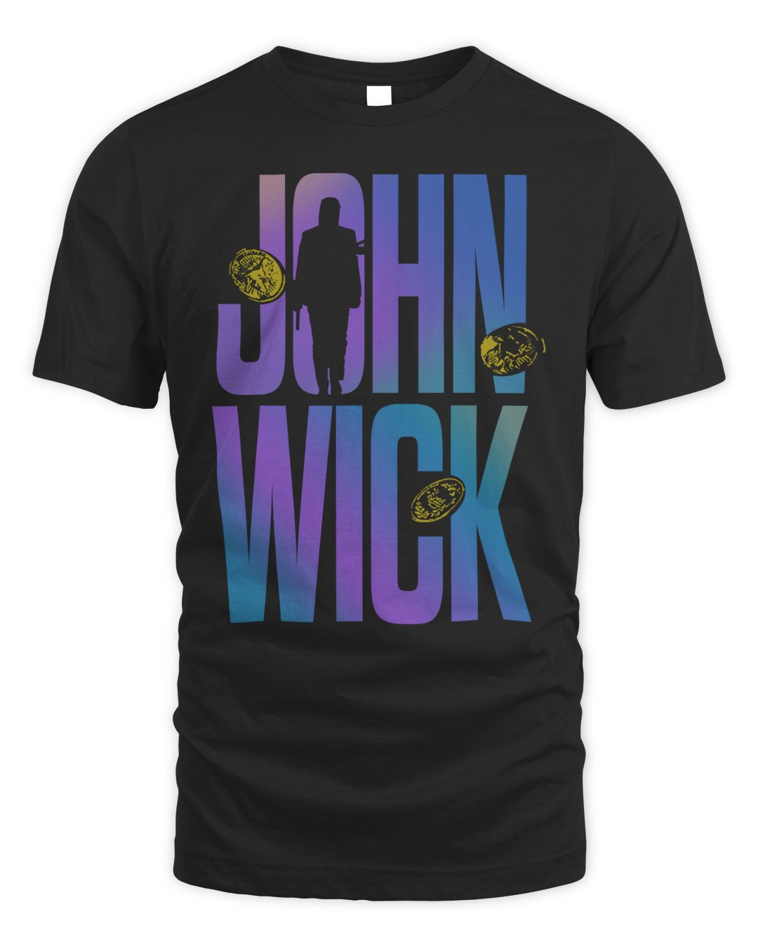 John Wick Merch Coin Gradient Shirt