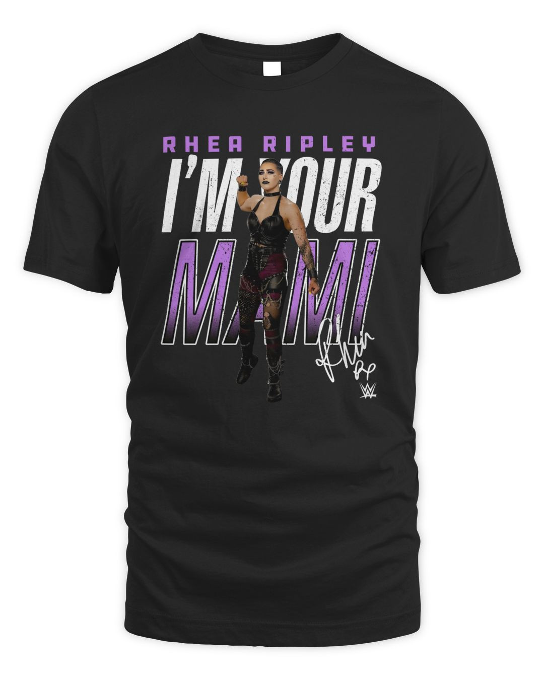 Men's 500 Level Black Rhea Ripley I'm Your Mami Tri-blend T-shirt