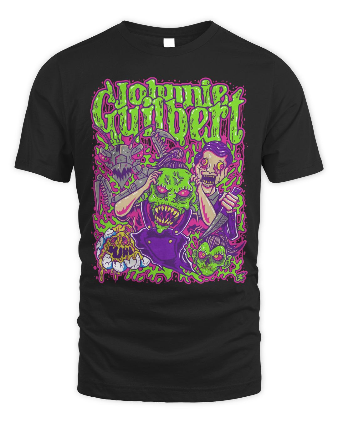 Johnnie Guilbert Merch Haunted Ghouls Shirt