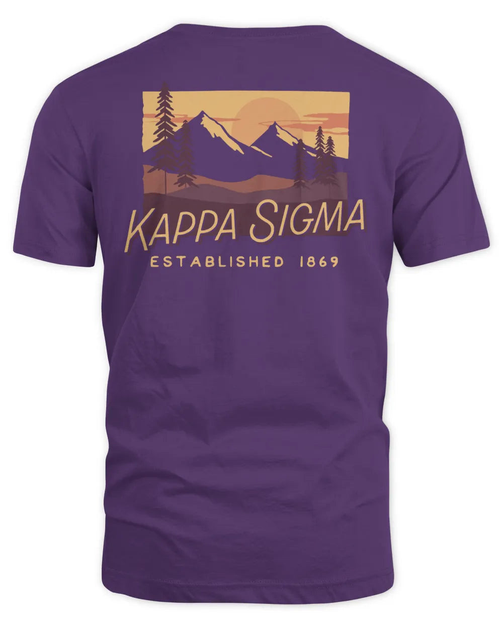 Kappa Sigma Merch Mountain Sunset Shirt