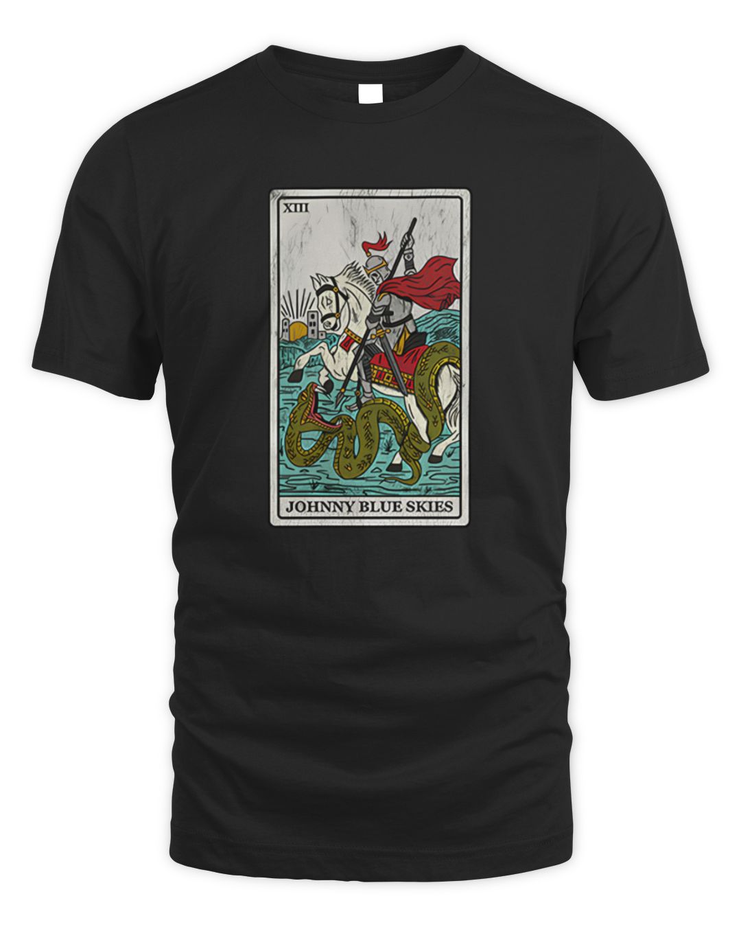 Johnny Blue Skies Death Card Tee