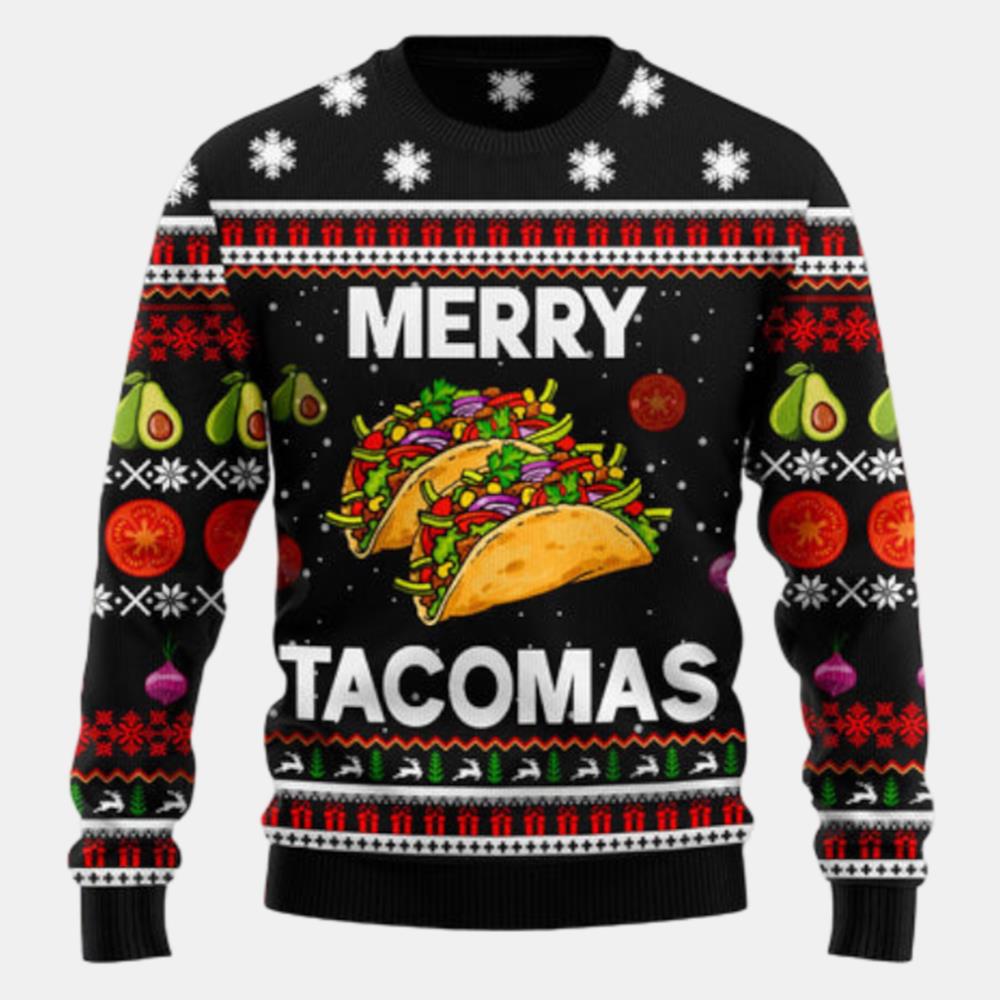 Merry Tacomas Ugly Sweater