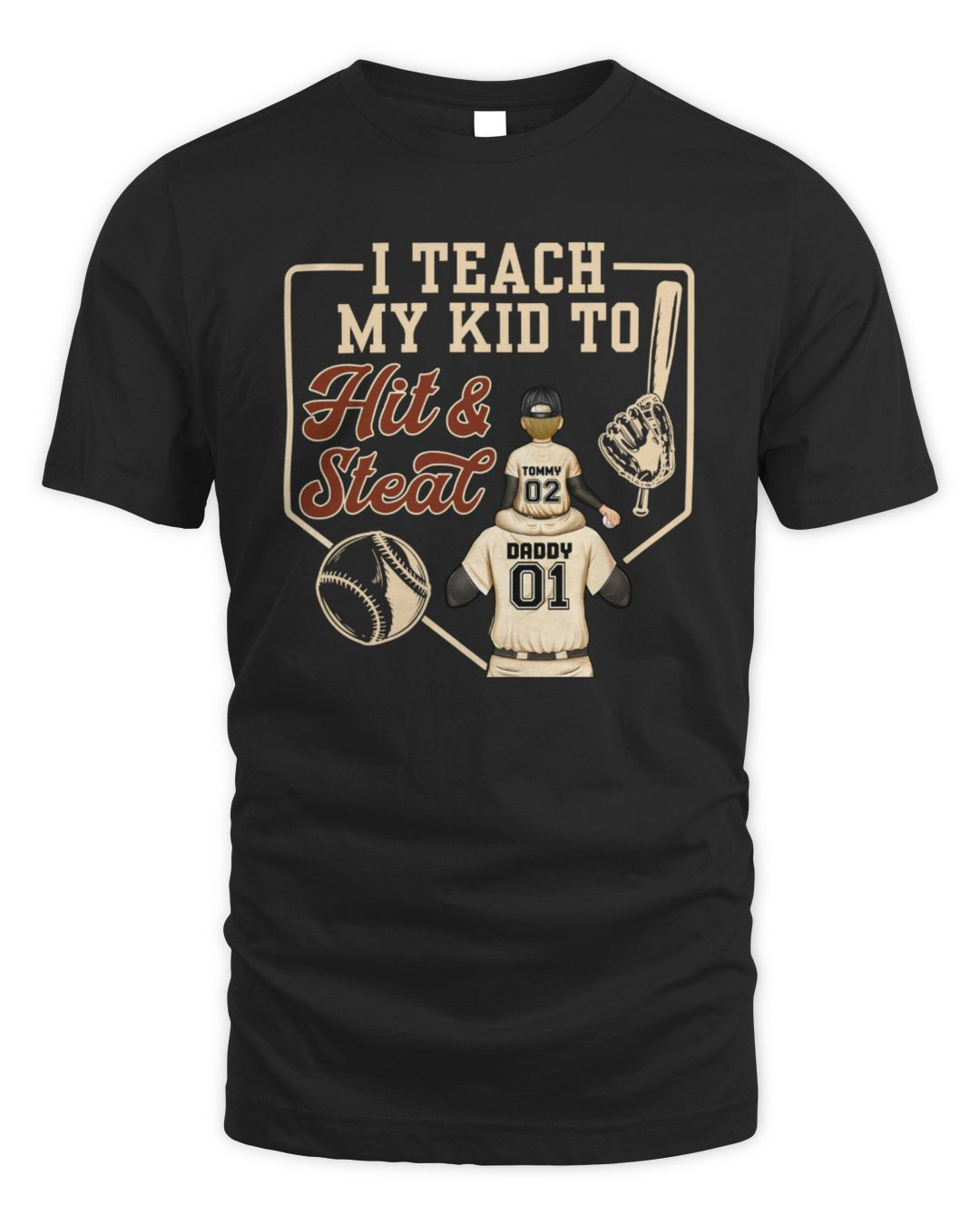 I Teach My Kids To Hit And Steal Shirt
