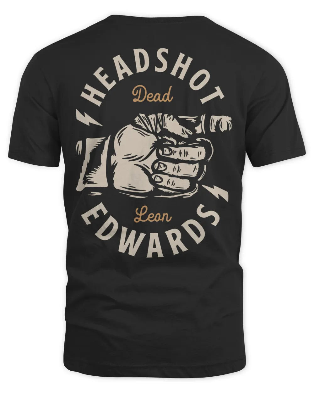 Leon Edwards Merch Head Shot Dead Shirt