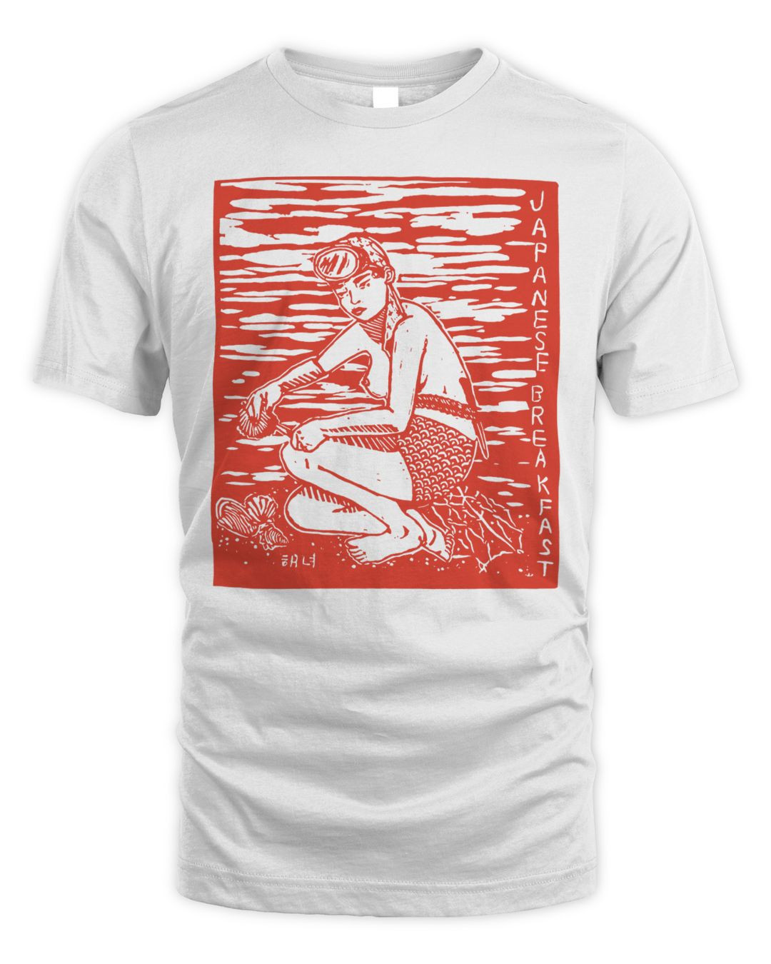 Japanese Breakfast Merch Diver Cream Shirt