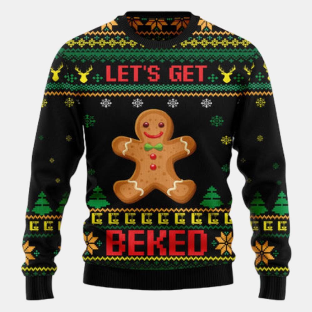 Lets Get Baked Ugly Sweater