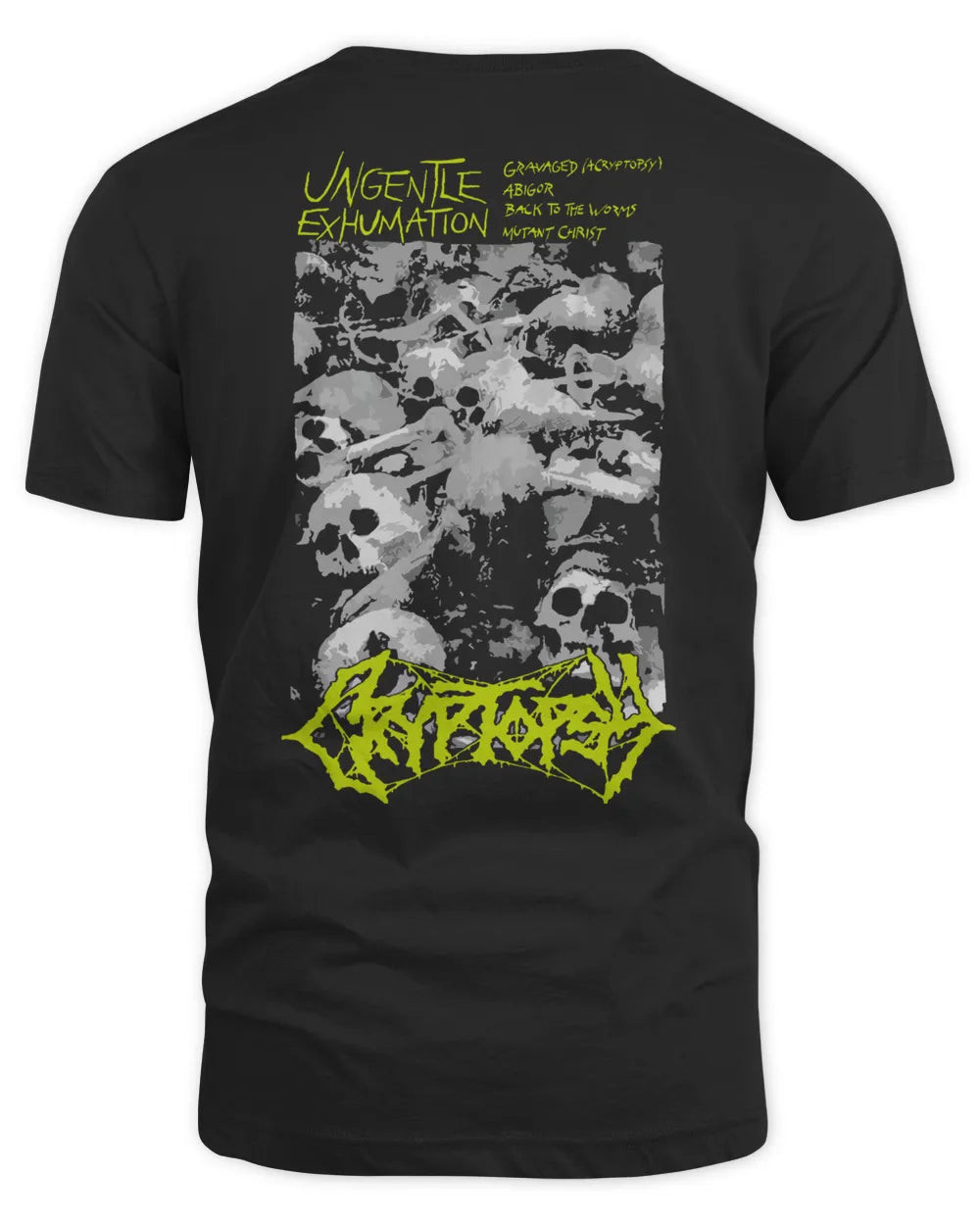 Indie Merch Cryptopsy Ungentle Exhumation Og Demo Shirt