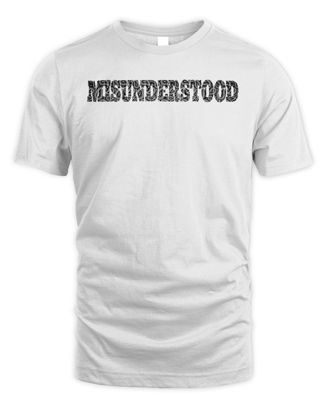 Misunderstood Clothing Paisley Logo Tshirt