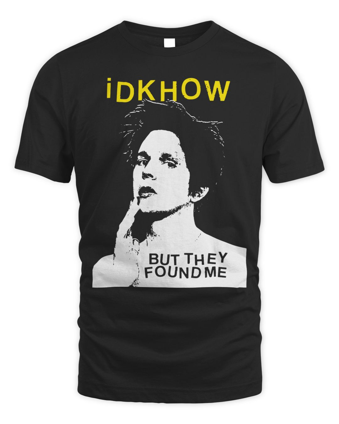 Idkhow Merch B&w Portrait Shirt