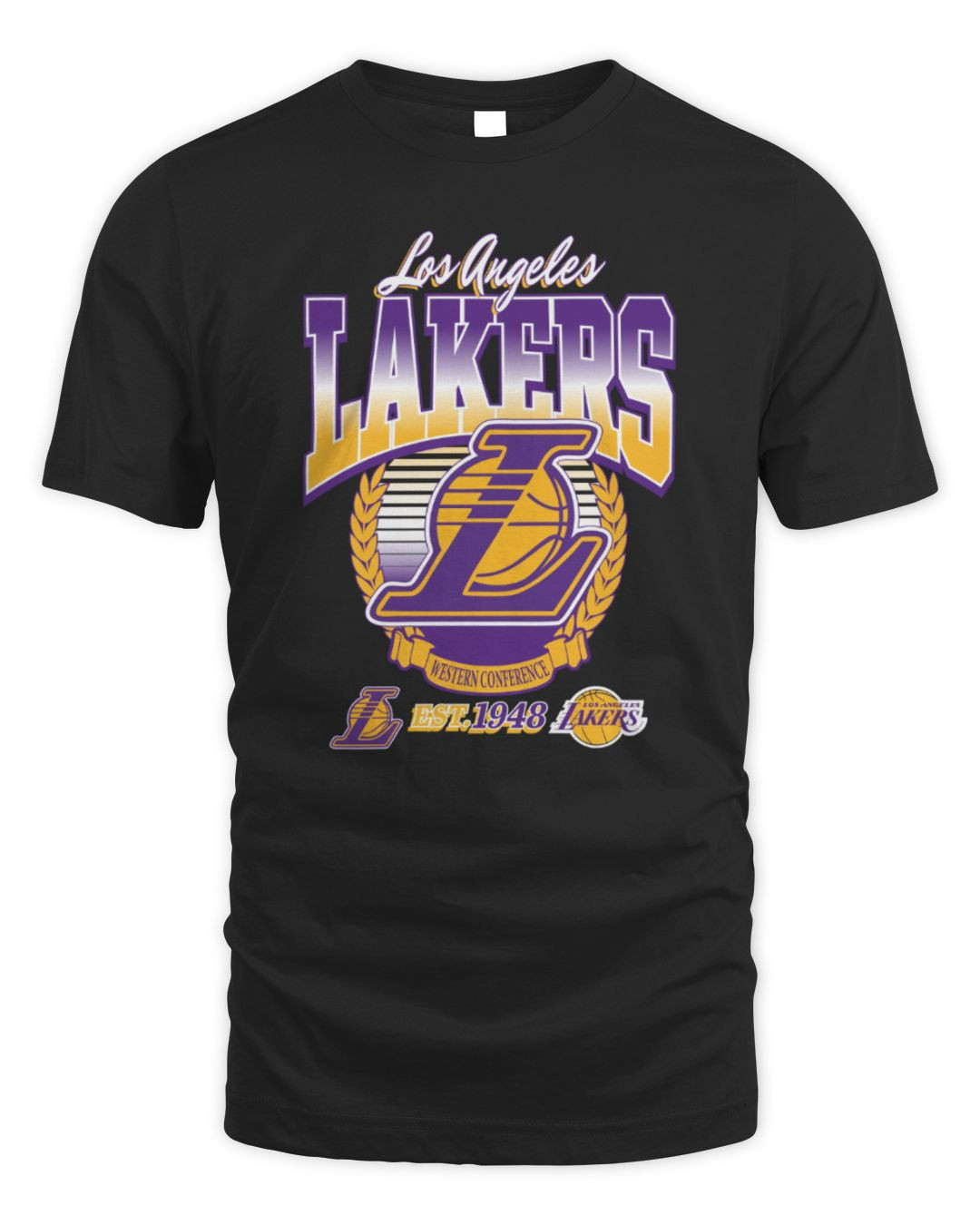 Lakers Basketball Unisex Summer Classics Est 1948 T-shirt