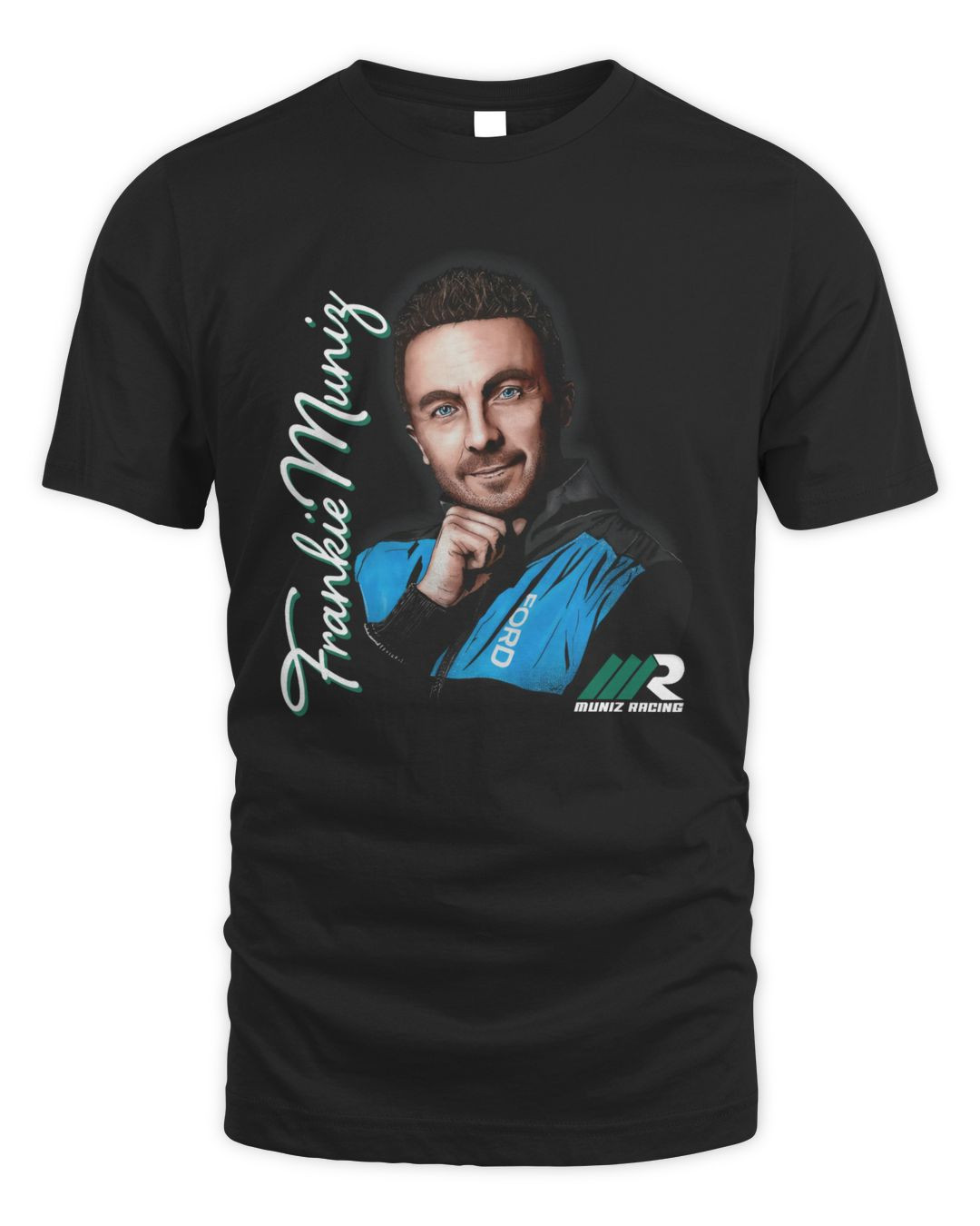 Muniz Racing Frankie Muniz Glamour Shot T-shirt