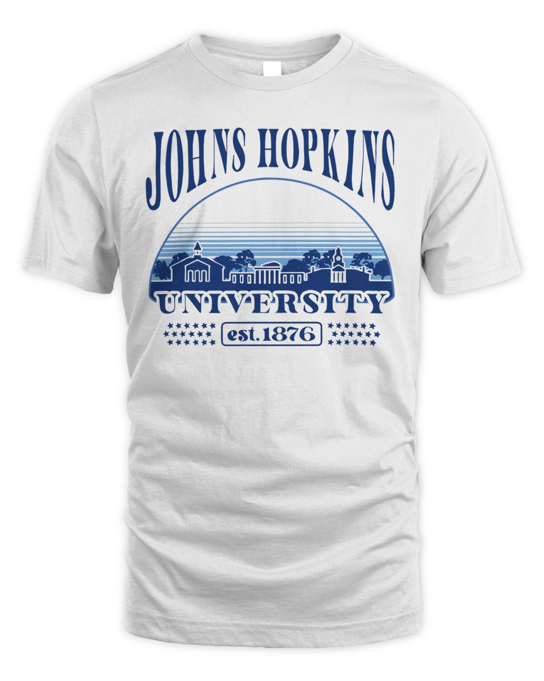 Johns Hopkins Merch Skyline University Shirt