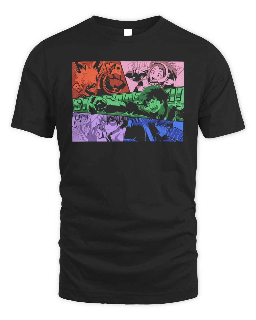 My Hero Academia Merch Cast Action Manga Shirt