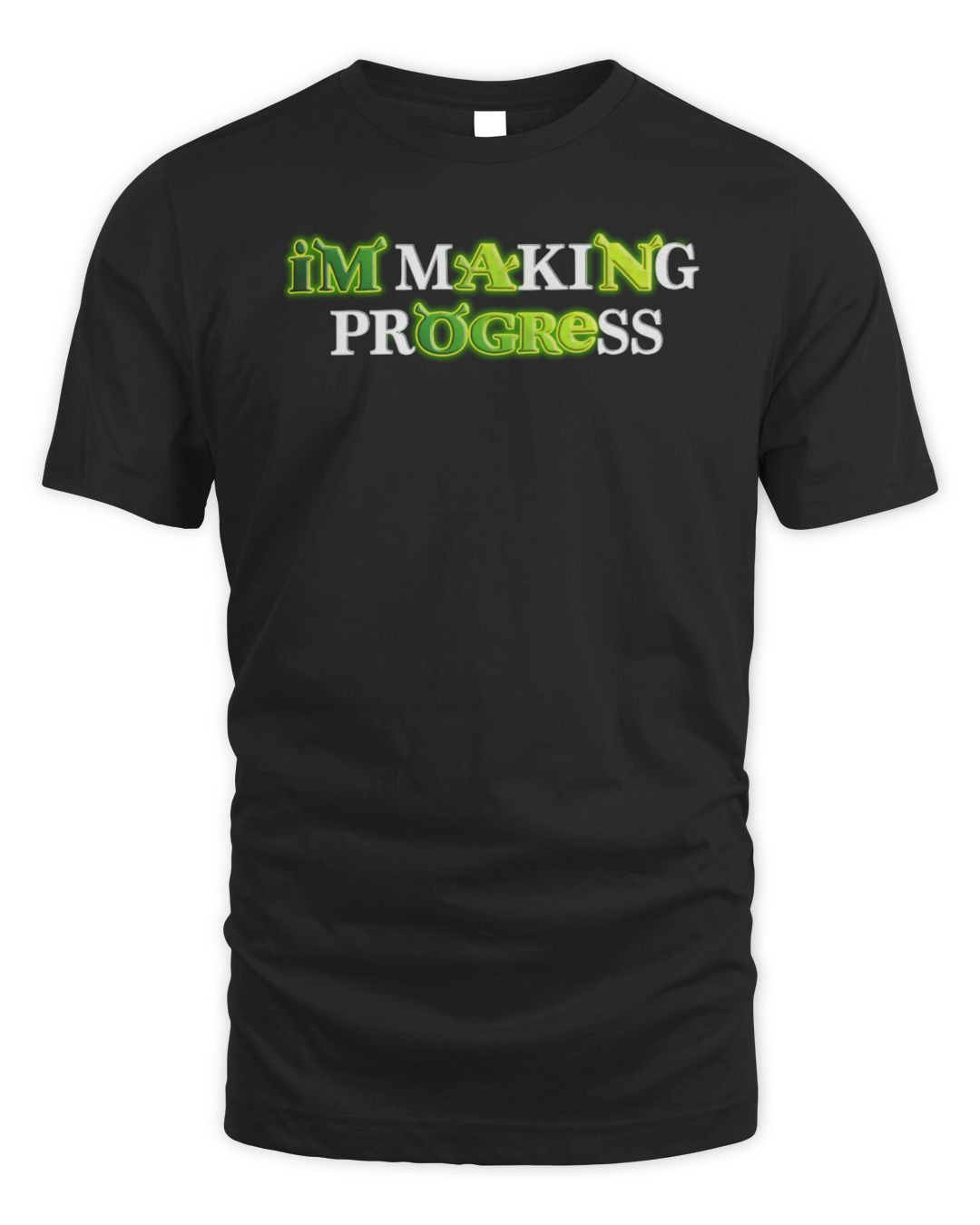 I'm Making Progress Black Hoodie Sweatshirt