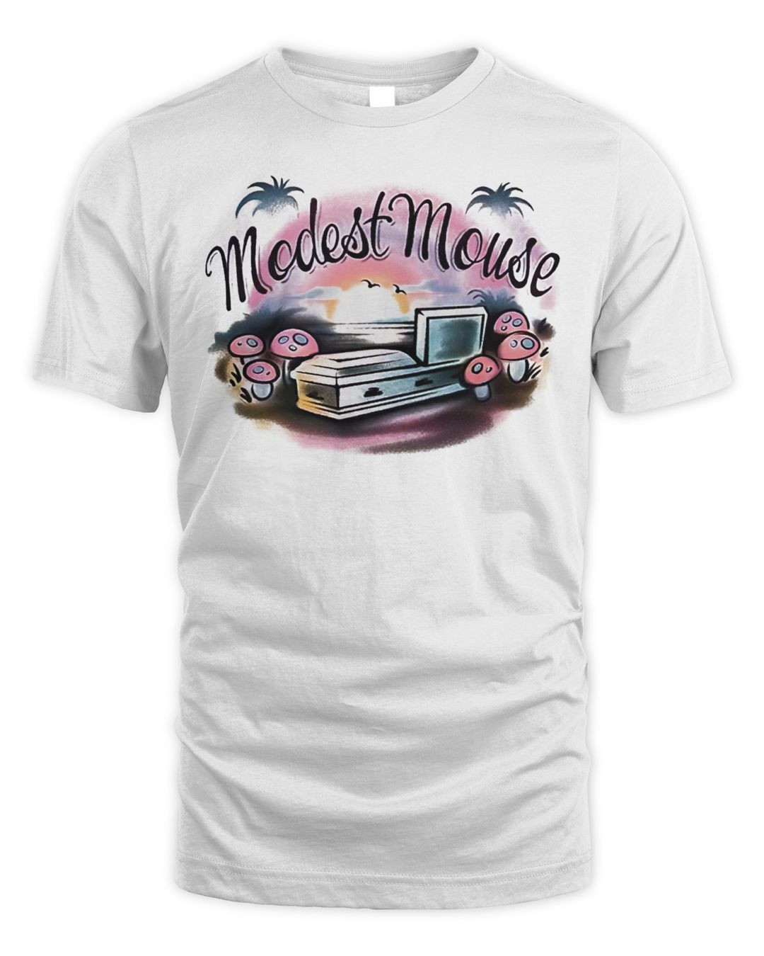Modest Mouse Merch Airbrush Sunset Shirt