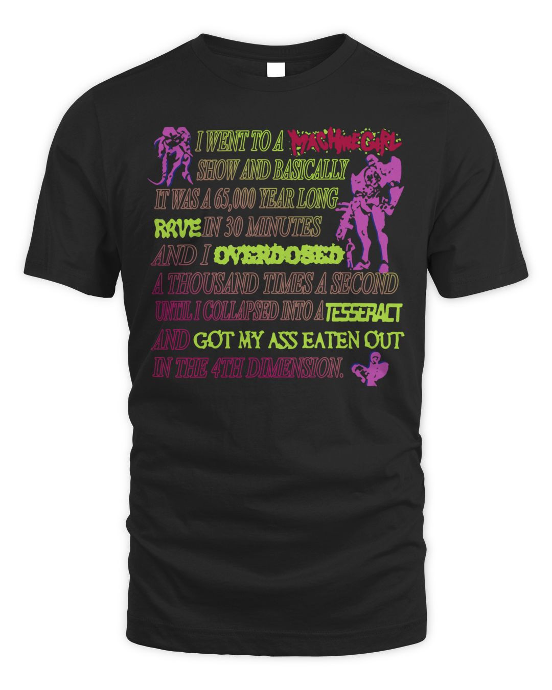 Machine Girl Merch Tesseract Shirt